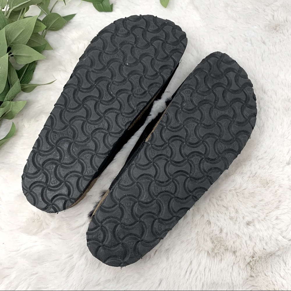 Birkenstock Platform Daytona Leather Sandals 39 8 - 8.5 fur Birkenstock slides - Picture 12 of 12